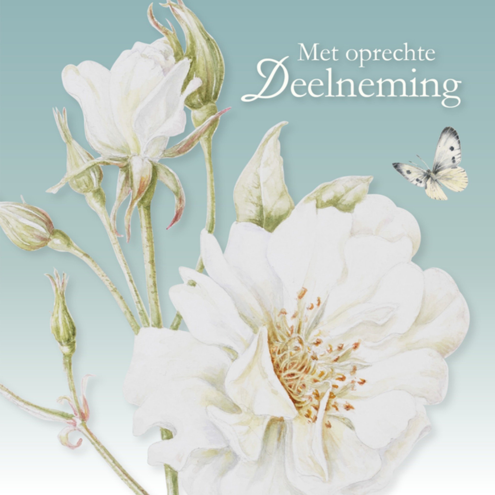 Condoleancekaart Oprechte deelneming Janneke Brinkman