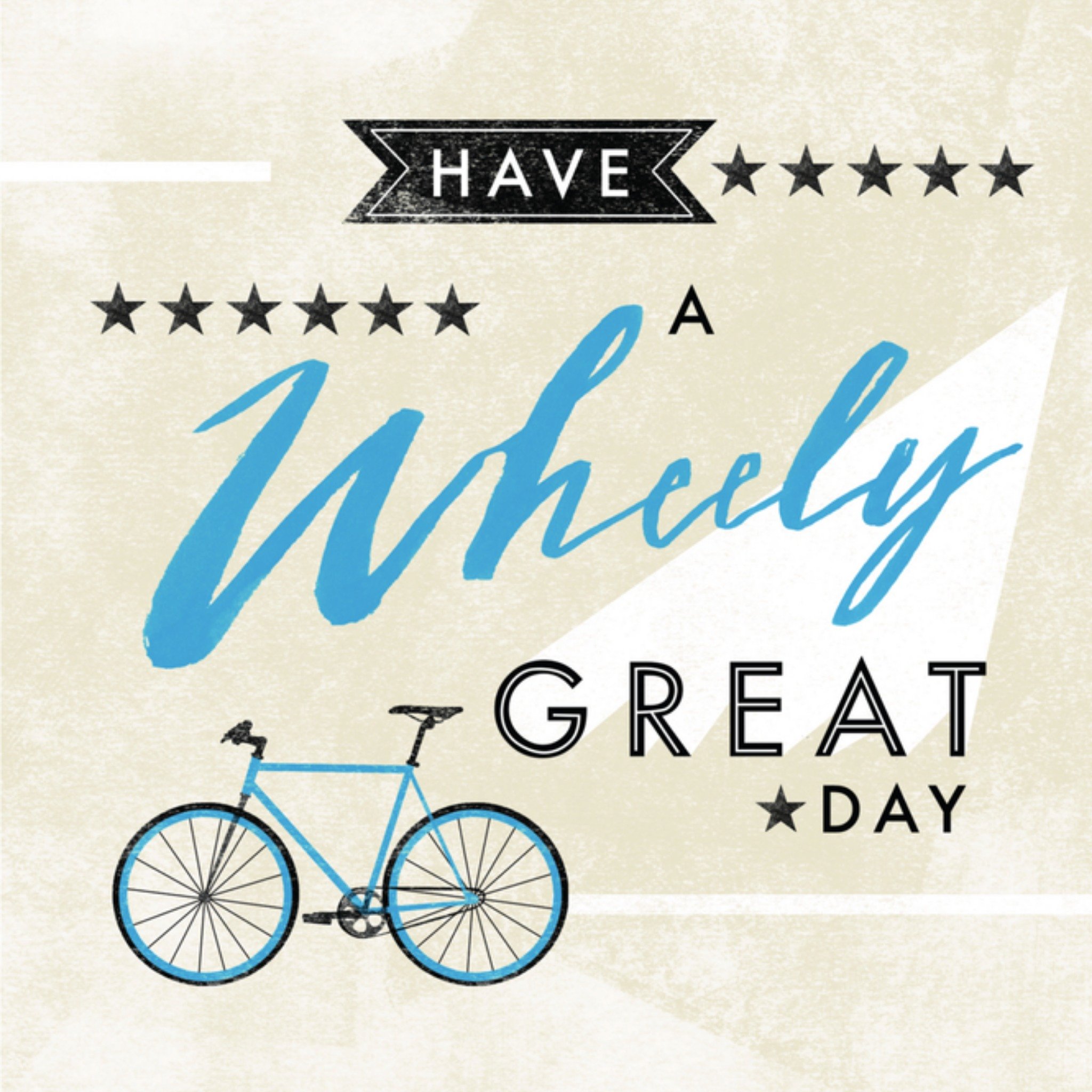 Greetz Verjaardag Fiets Man Vierkant