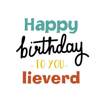 Greetz | Verjaardagskaart | lieverd