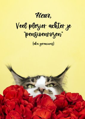 Catchy Images | Pensioenkaart | met naam