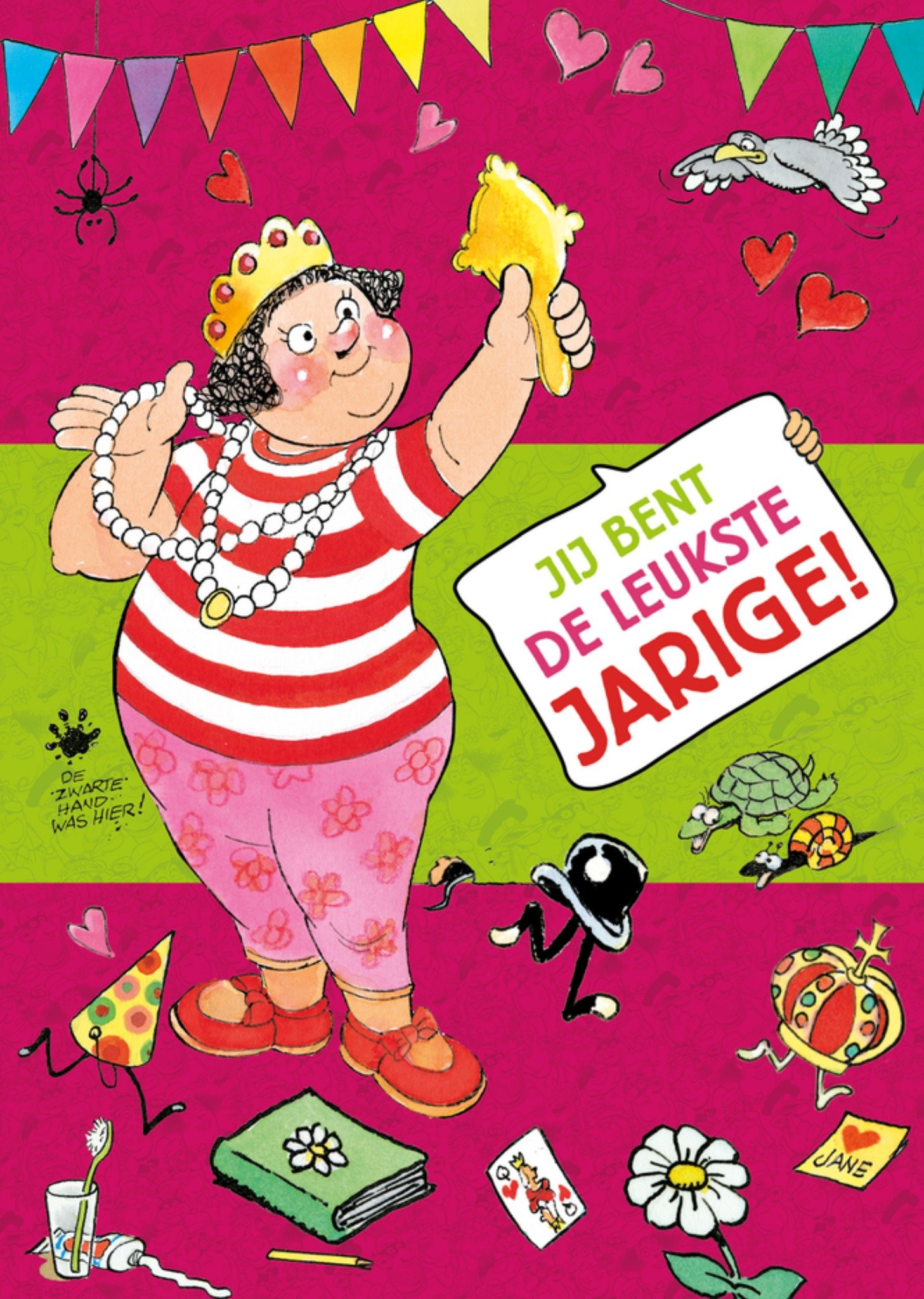 Jan van Haasteren Junior Verjaardagskaart Jij bent de leukste jarige Kaart Greetz