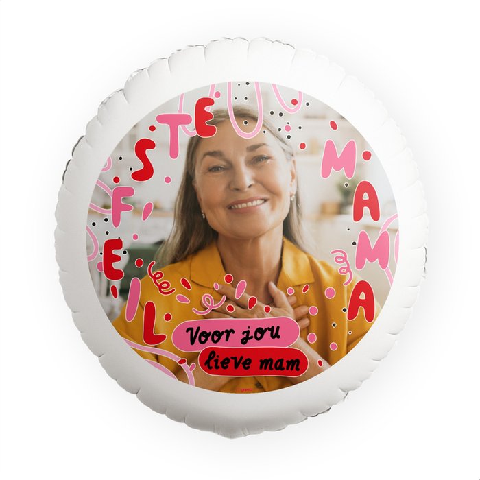Ballon | Liefste mama | Met eigen foto
