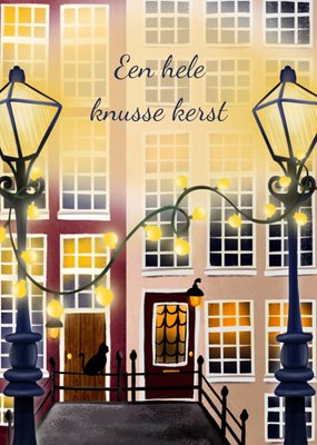 Greetz | Kerstkaart | grachtenpand