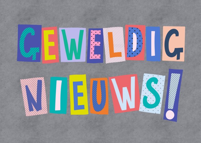 Greetz | Felicitatiekaart | geweldig nieuws