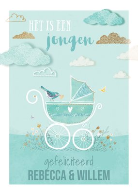Ling Design | Geboortekaart | met naam