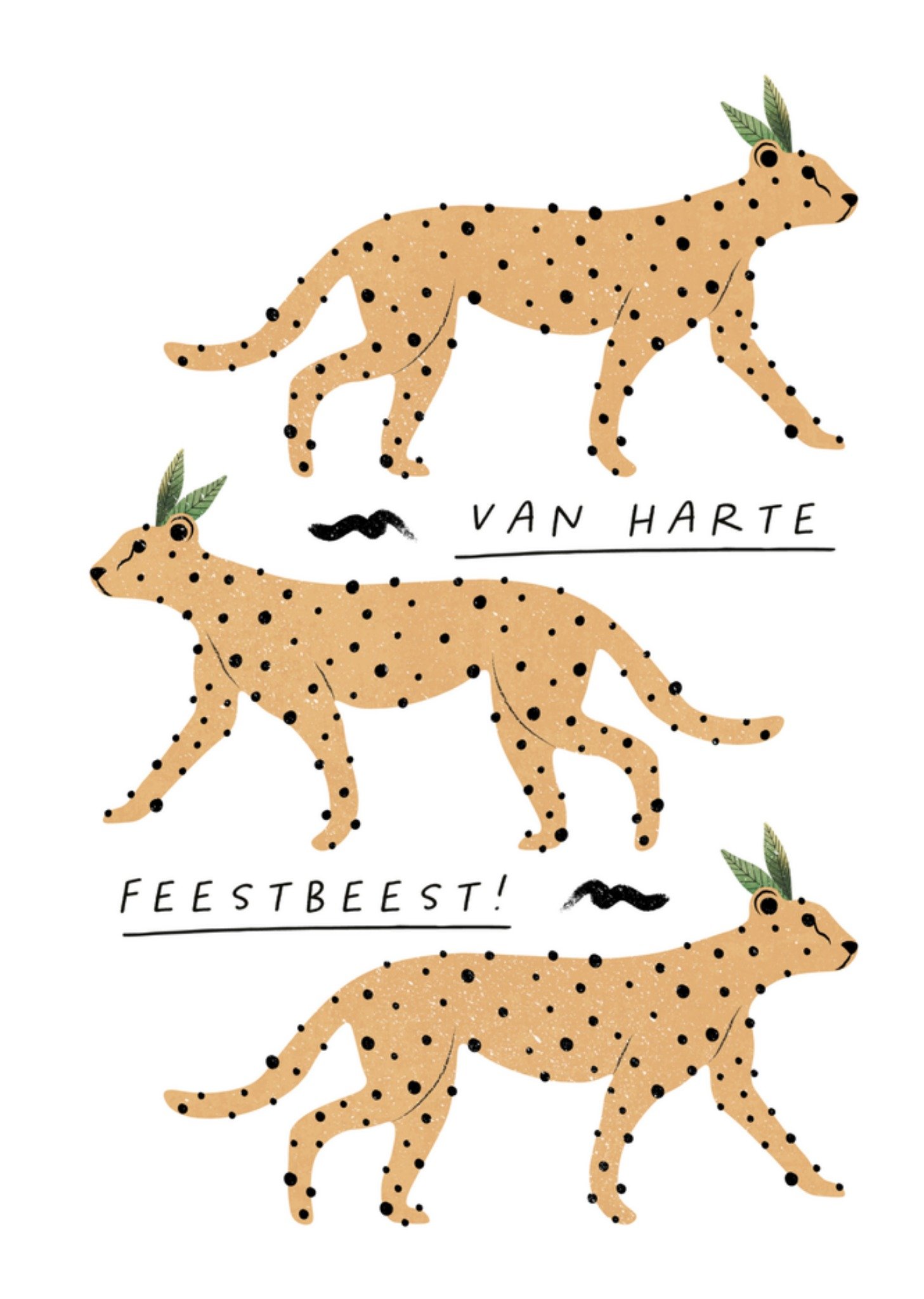 Verjaardag Tijger Kaart Melolelo