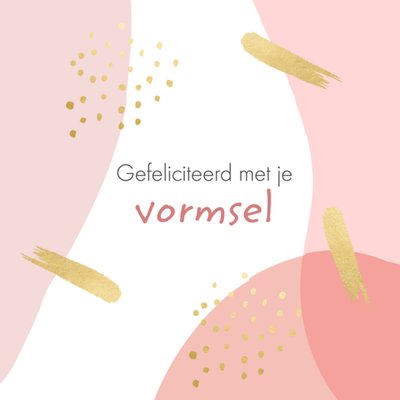 Greetz | Vormsel kaart | roze