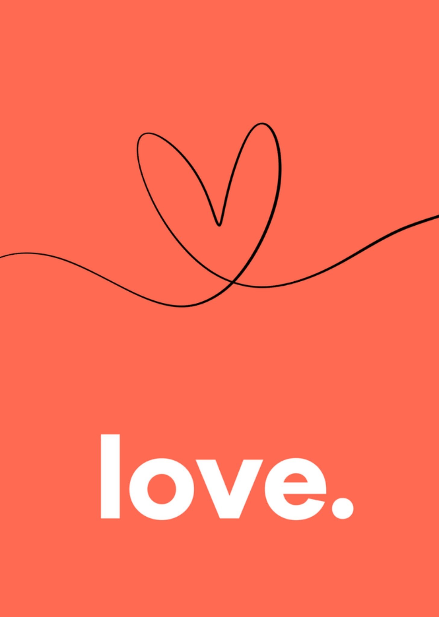 Greetz Liefdes kaart love hartje Standard Card