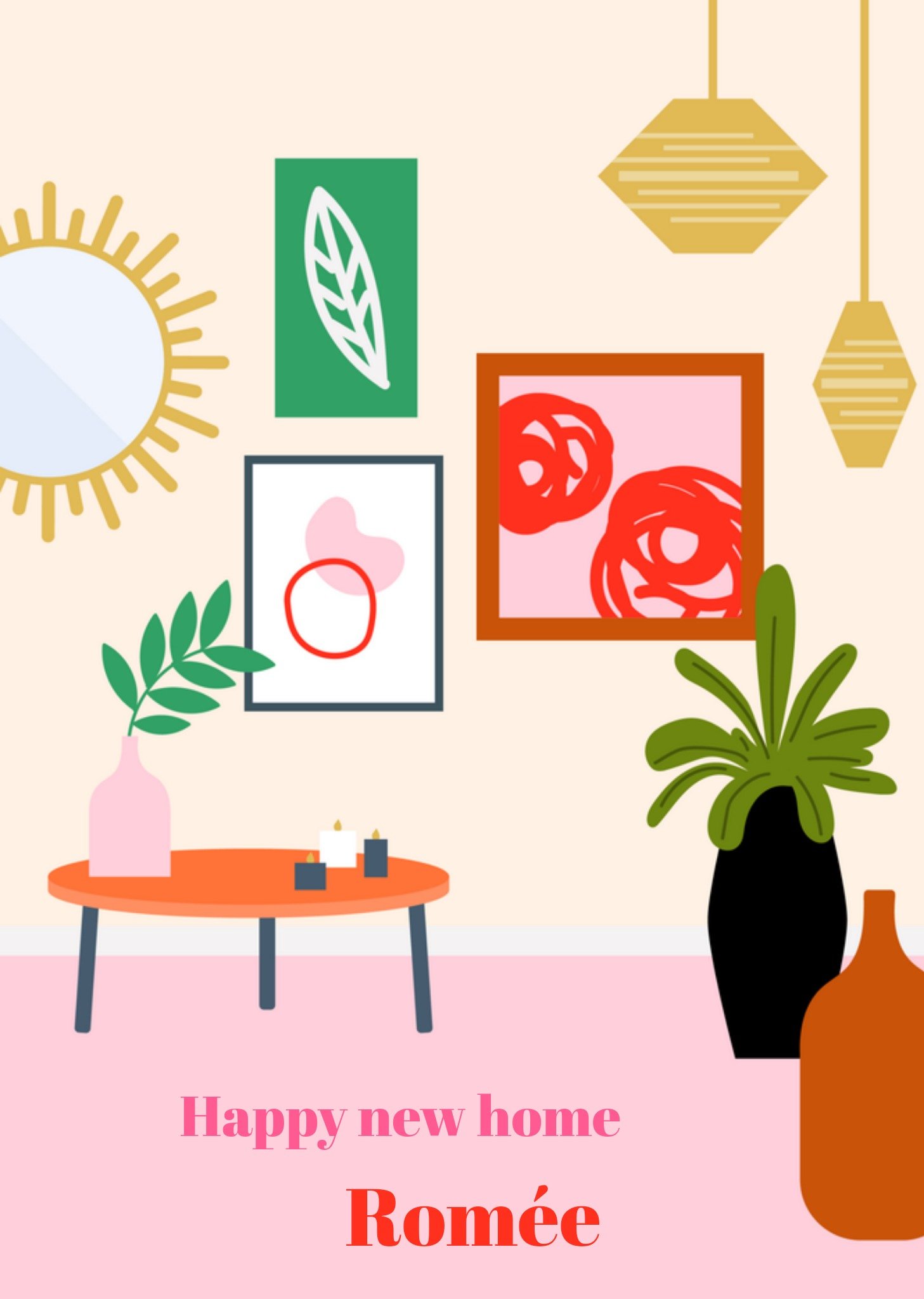 Greetz Verhuiskaart Vriendin Standard Card