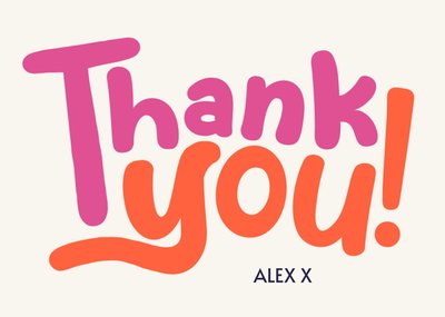 Greetz | Bedanktkaart | Thank you