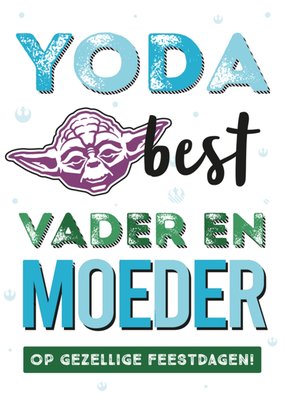 Star Wars | Kerstkaart | Yoda | Ouders