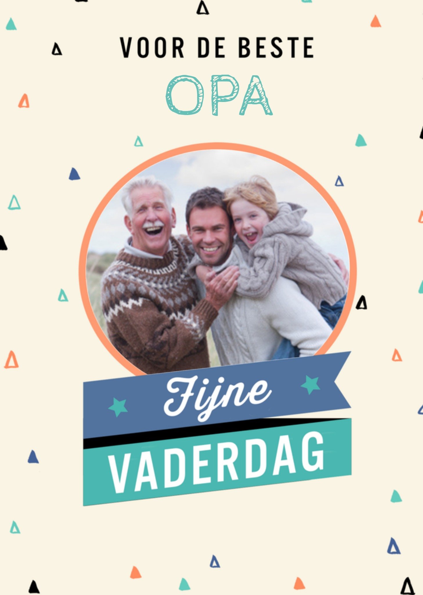 Vaderdagkaart fotokaart opa Kaart Dalia Clark Design
