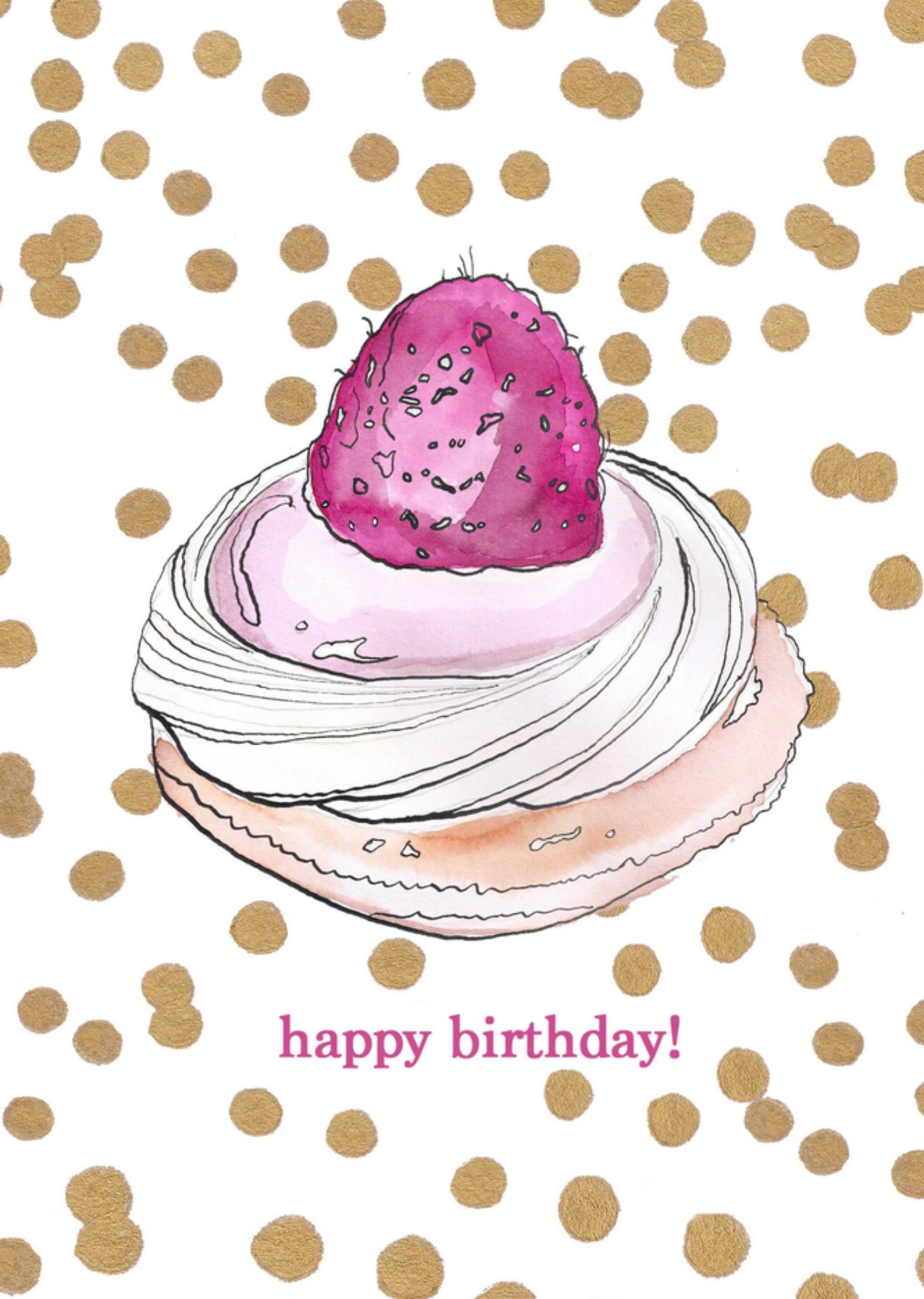 Verjaardagskaart Taartje Kaart Marie Bodié