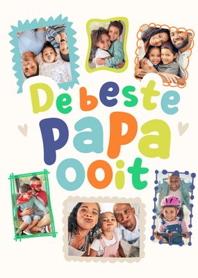 Greetz | Vaderdagkaart | De Beste Papa Ooit | Aanpasbare foto