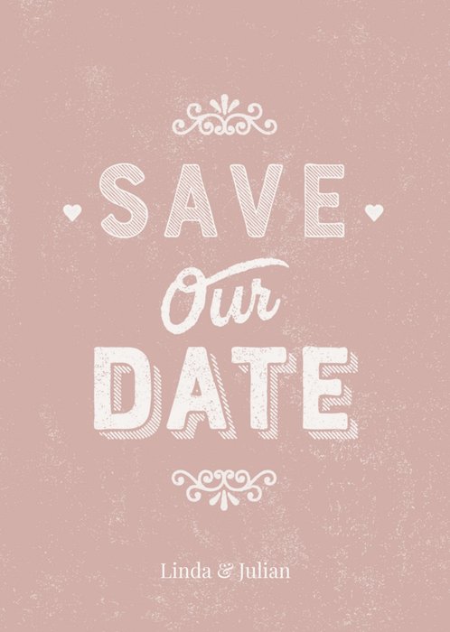 Luckz | Save the date | met aanpasbare naam