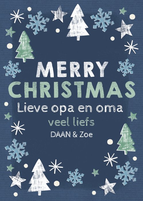 Greetz | Kerstkaart | Opa en oma