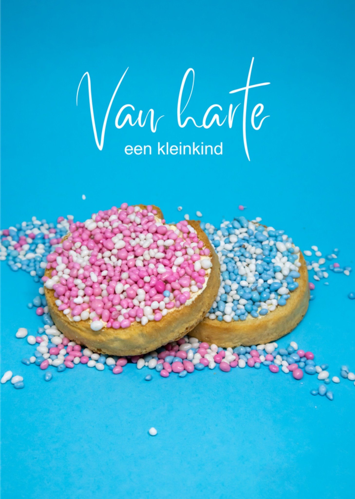 Geboortekaart Kleinkind Kaart Photoflash