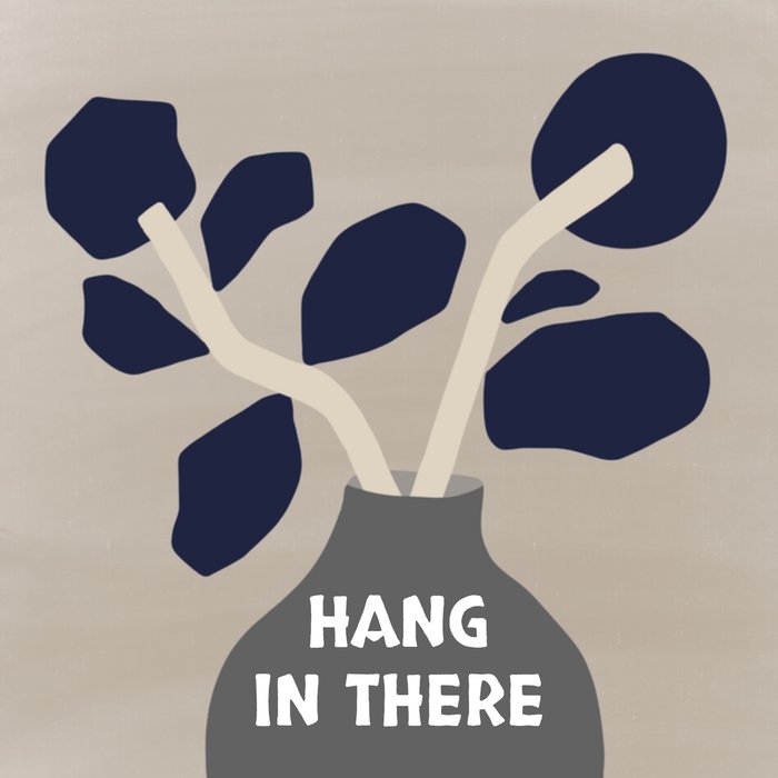 Greetz | Denken aan kaart | hang in there