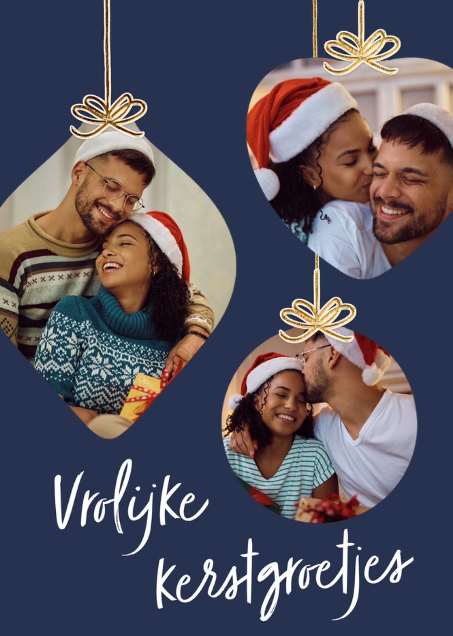 Greetz Kerstkaart Vrolijke Kerstgroetjes Met Foto Standard Card