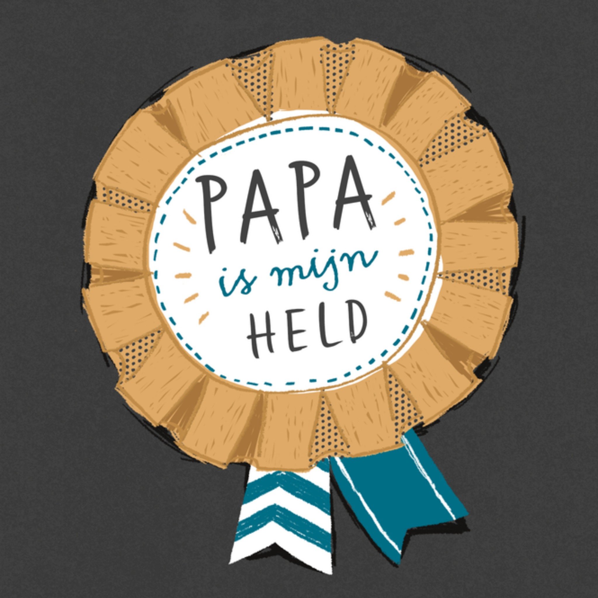 UK Greetings Vaderdagkaart Papa is mijn held Greetz