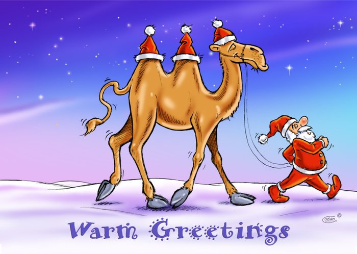 Stan Groenland | Kerstkaart | Warm Greetings