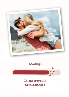 Loading In Ondertrouw Hartjes Foto Upload Kaart