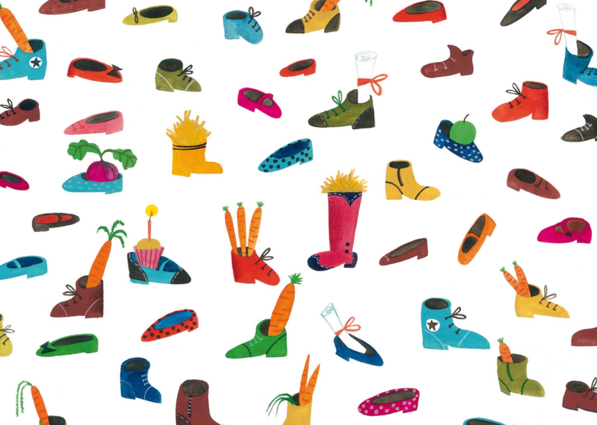 Noelle Smit Sinterklaaskaart schoentjes Noëlle Smit