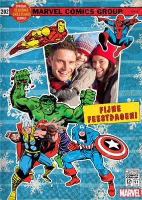 Marvel | Kerstkaart | Met foto | Marvel Comics