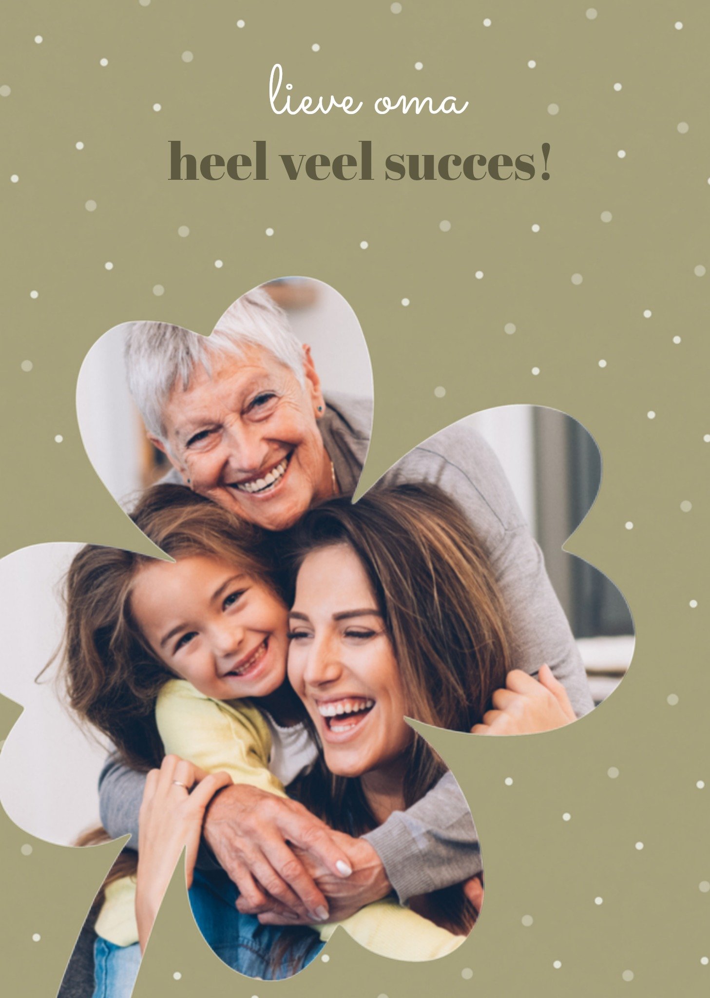 Greetz Succeskaart fotokaart oma Standard Card