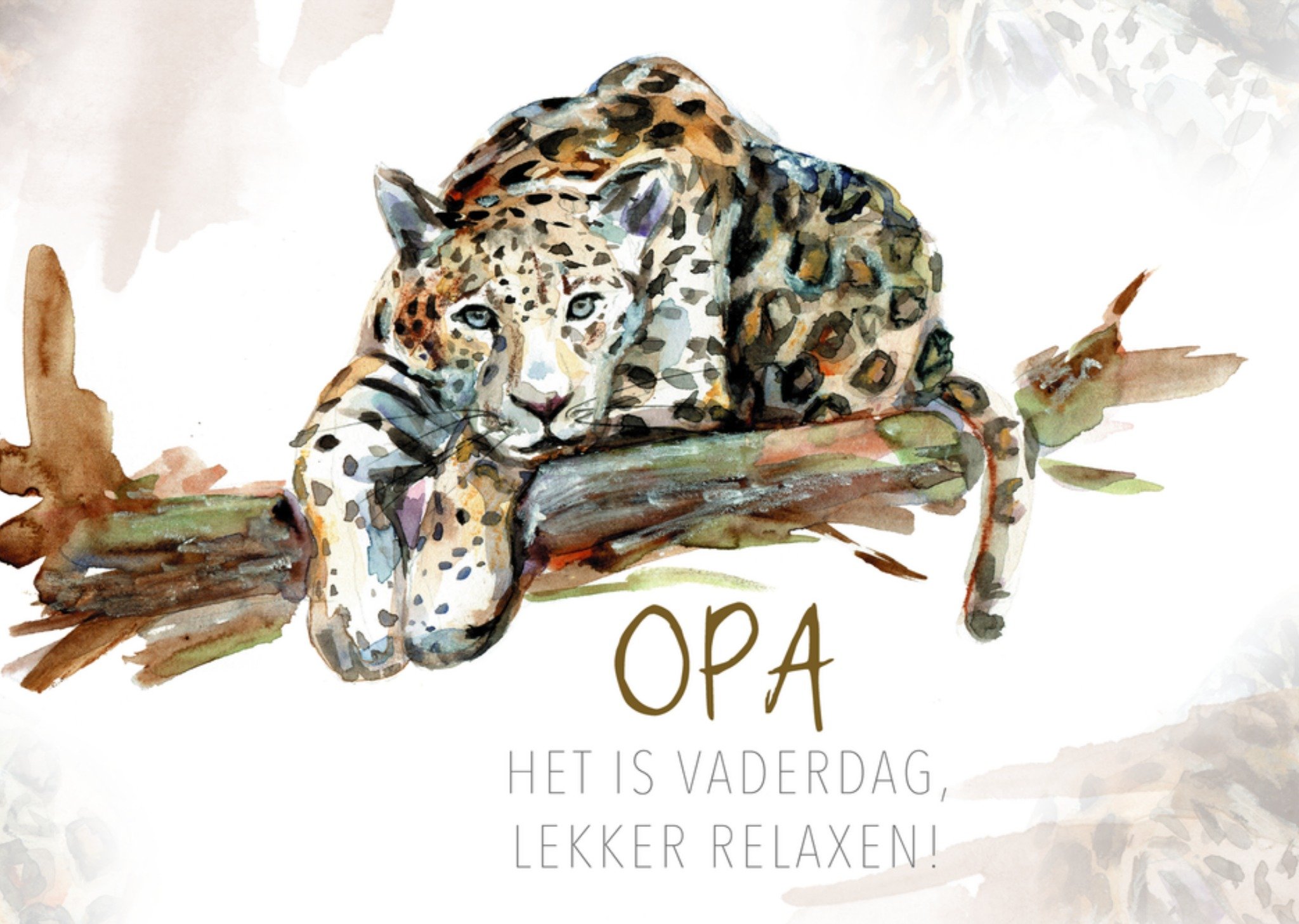 Michelle Dujardin Vaderdagkaart Opa Kaart Jan van Haasteren