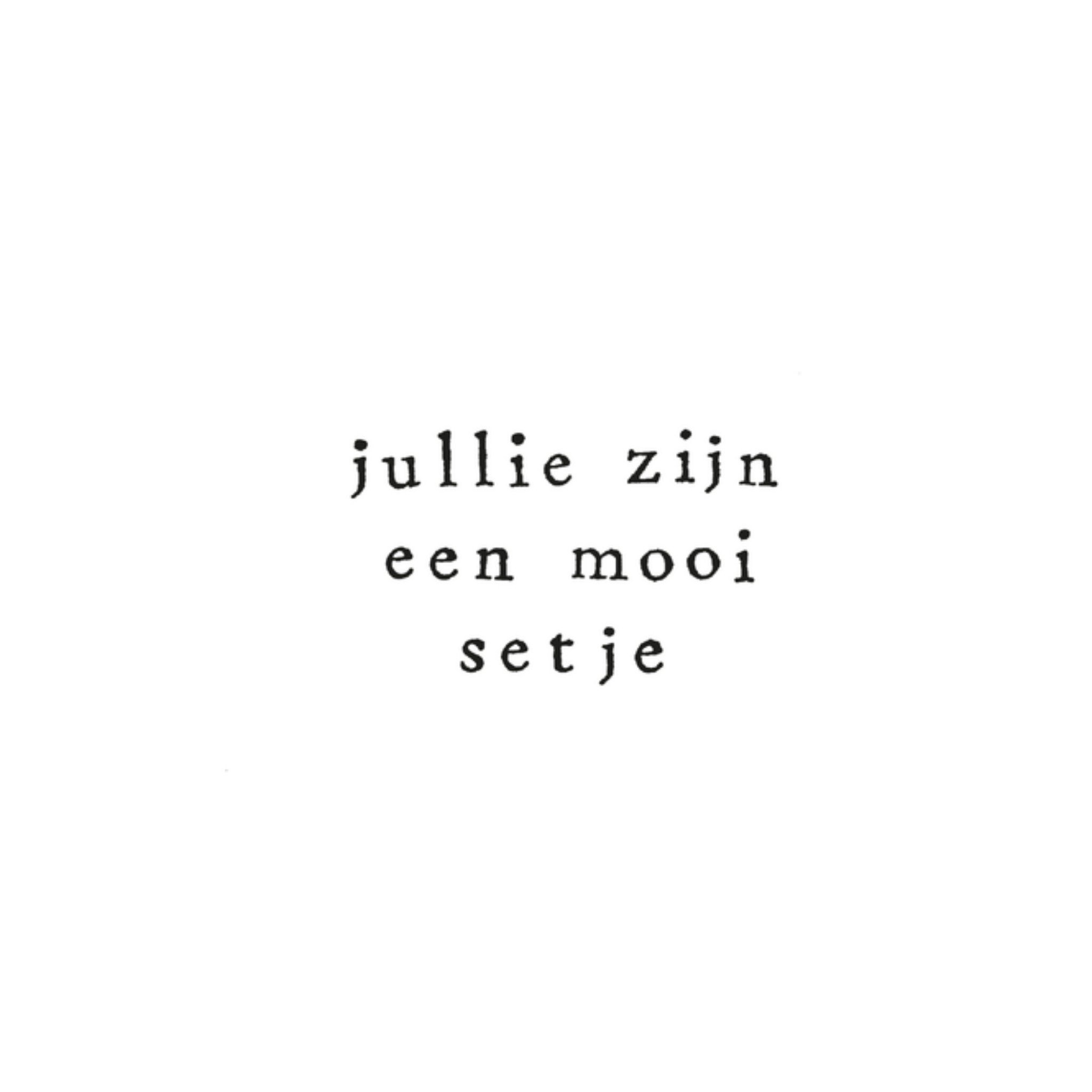 IKPAKJEIN | Huwelijkskaart | Jullie zijn een mooi setje | Square Card