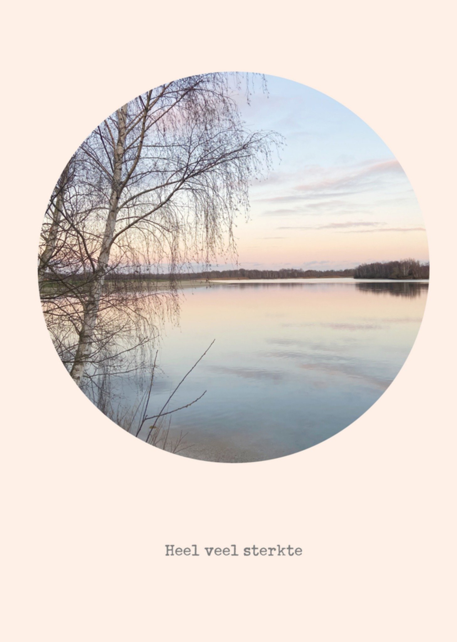 Condoleancekaart Minimalistisch Kaart Bright Spot