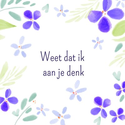 Greetz | Denken aan | Bloemen