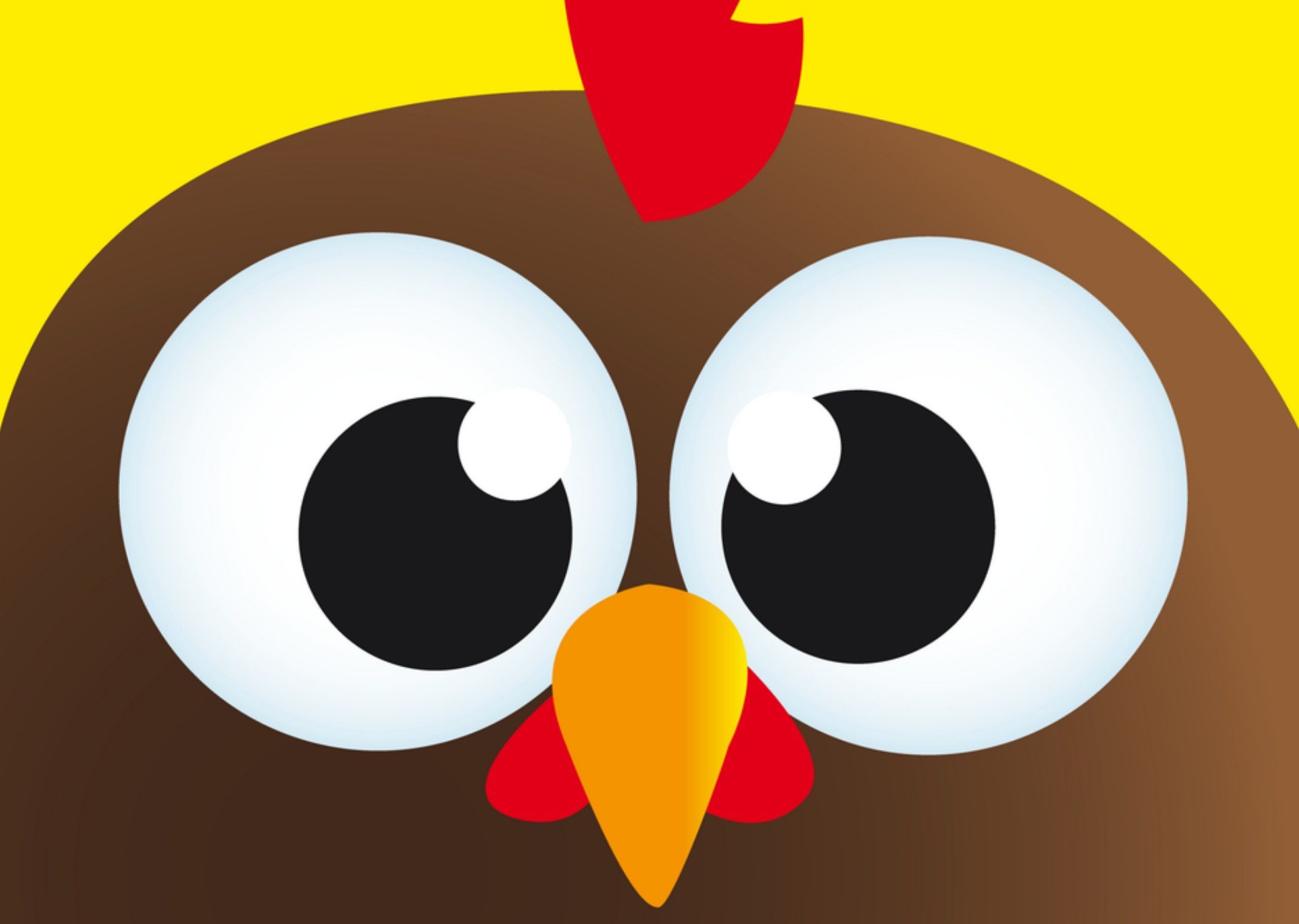 Kip in close up Kaart Greetz