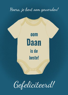 Tsjip | Geboortekaart | Oom
