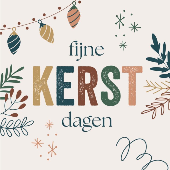 Papercute | Kerstkaart | Fijne kerstdagen