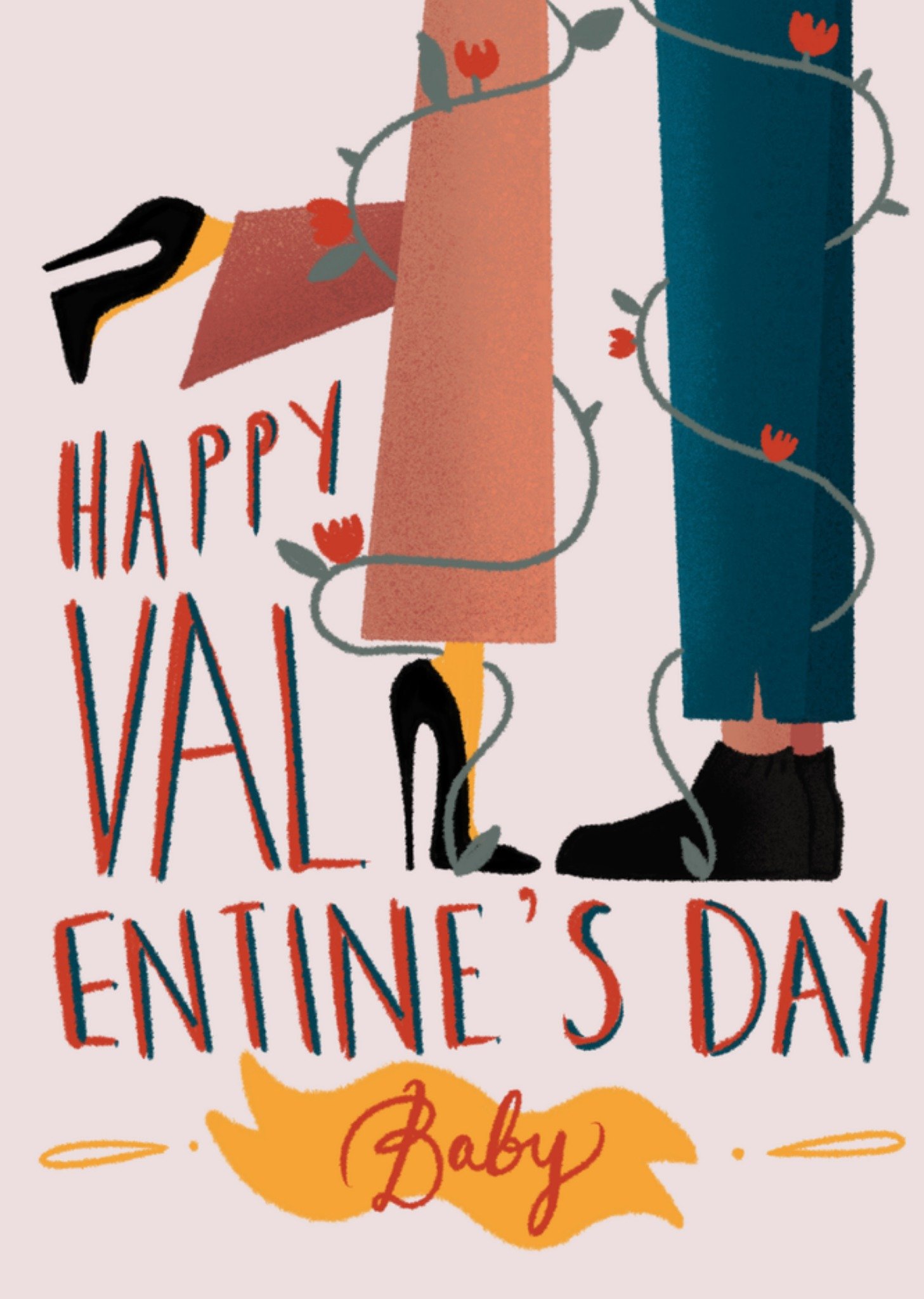 Valentijnskaart illustratie Greetz
