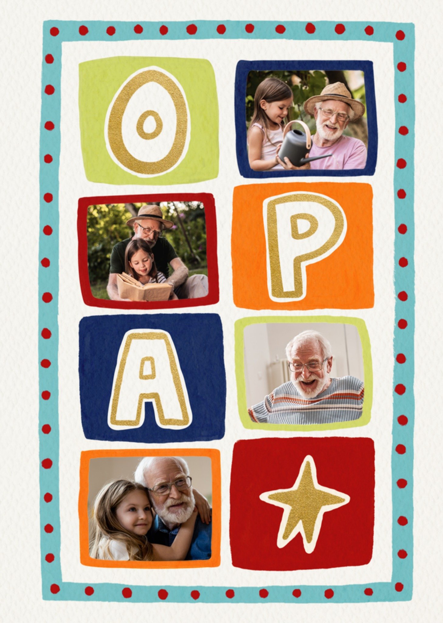 Greetz Vaderdagkaart Opa Standard Card