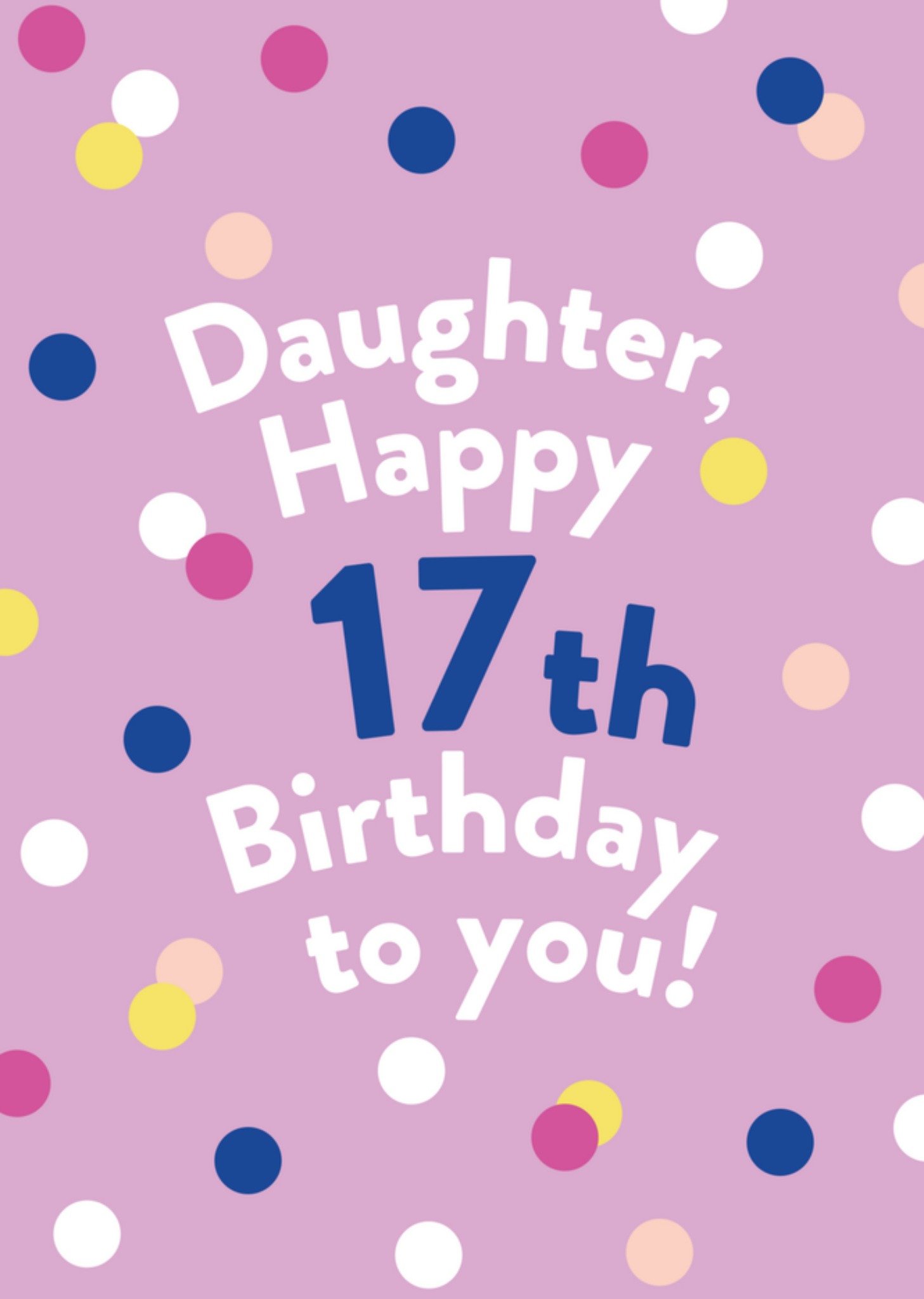 Verjaardagskaart Happy 17th birthday Kaart Greetz