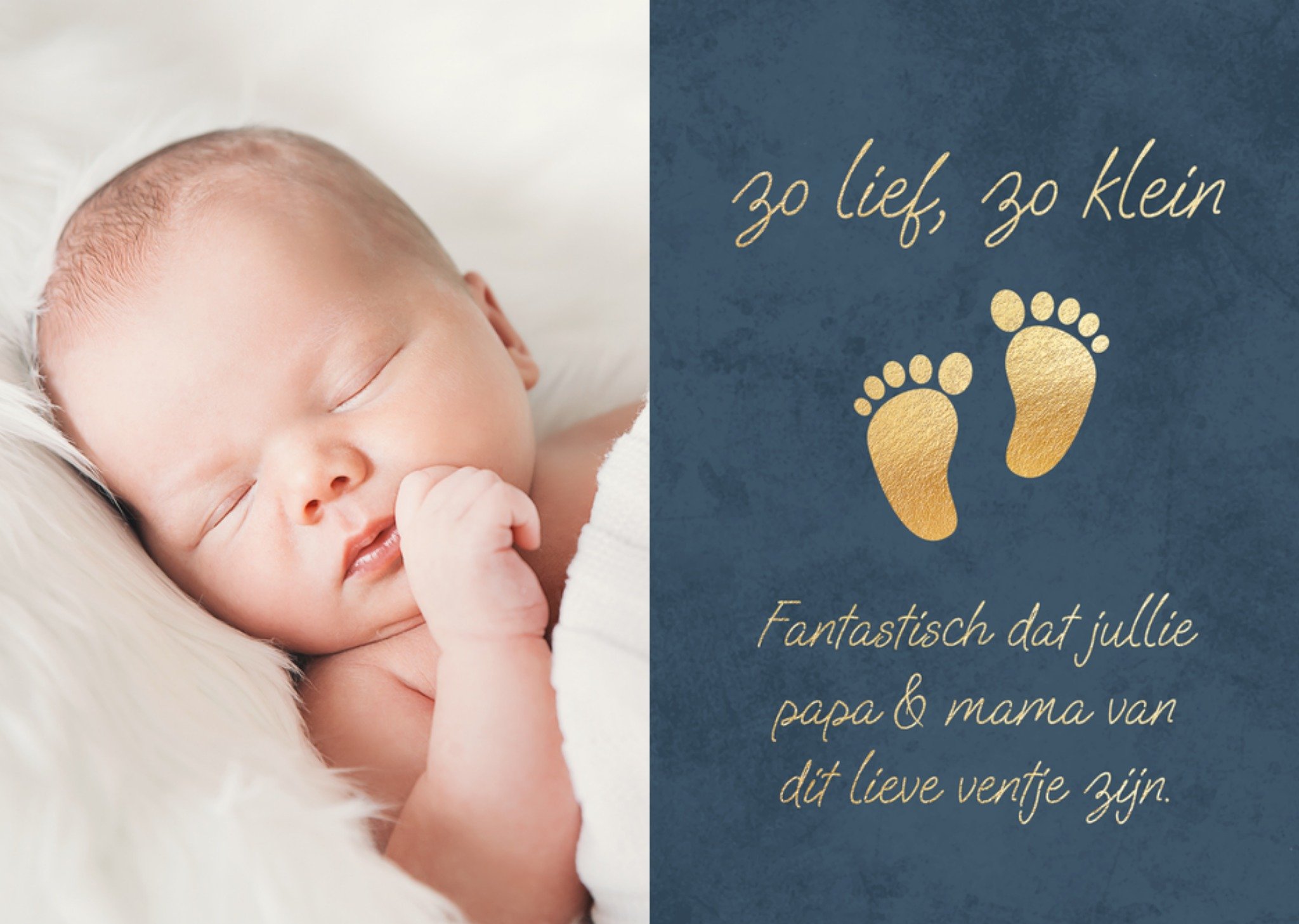 Luckz Geboortekaart Papa Mama Standard Card