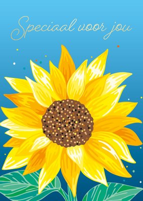 TMS | Denken aan kaart | zonnebloem