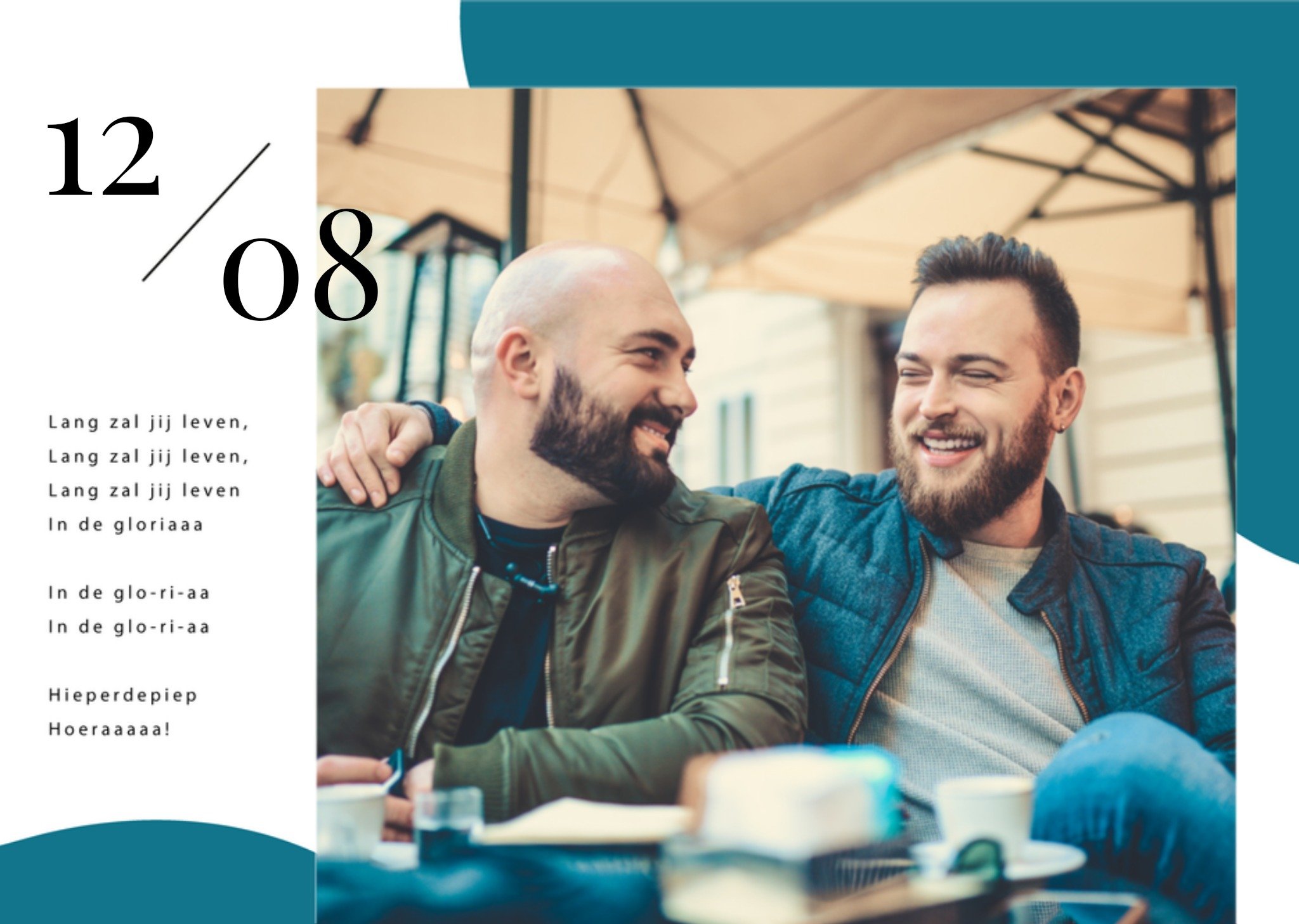 Verjaardagskaart Met foto Lang zal jij leven Kaart Greetz