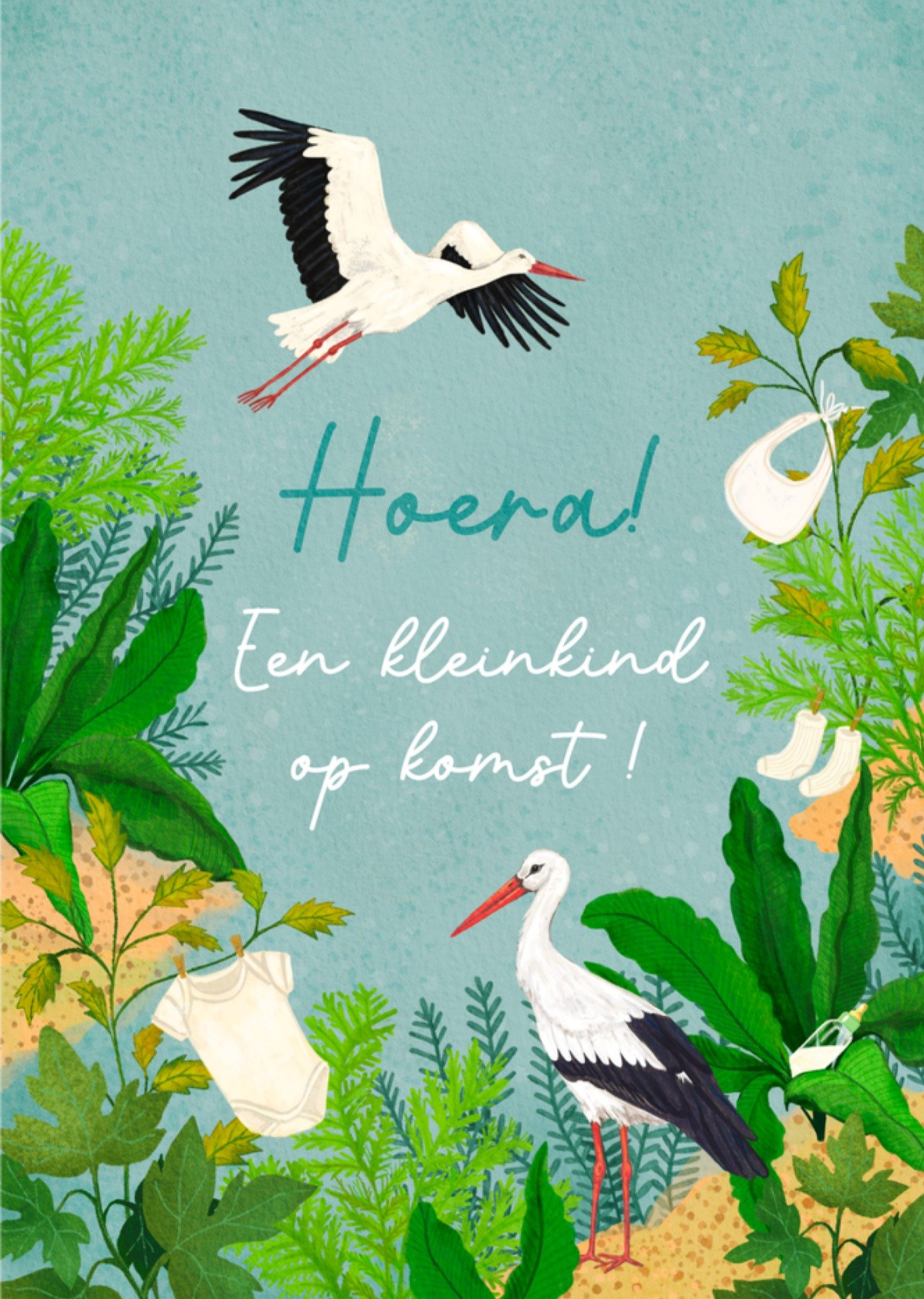 Zwangerschapskaart kleinkind op komst Kaart Petit Konijn