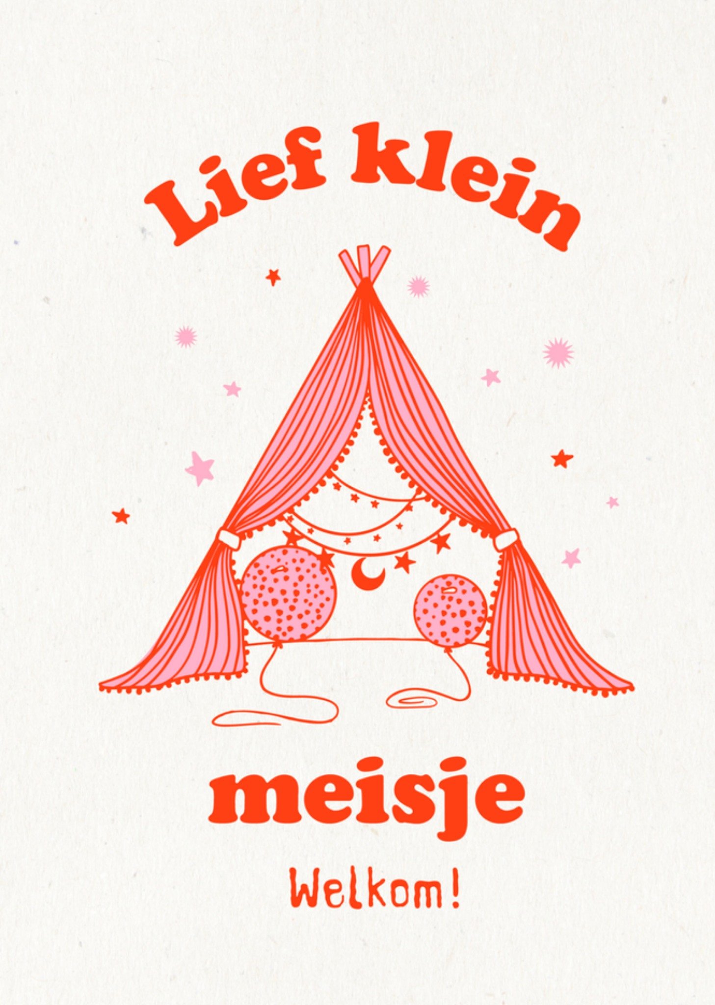 Geboortekaart - lief klein meisje