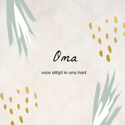 Greetz | Condoleancekaart | oma