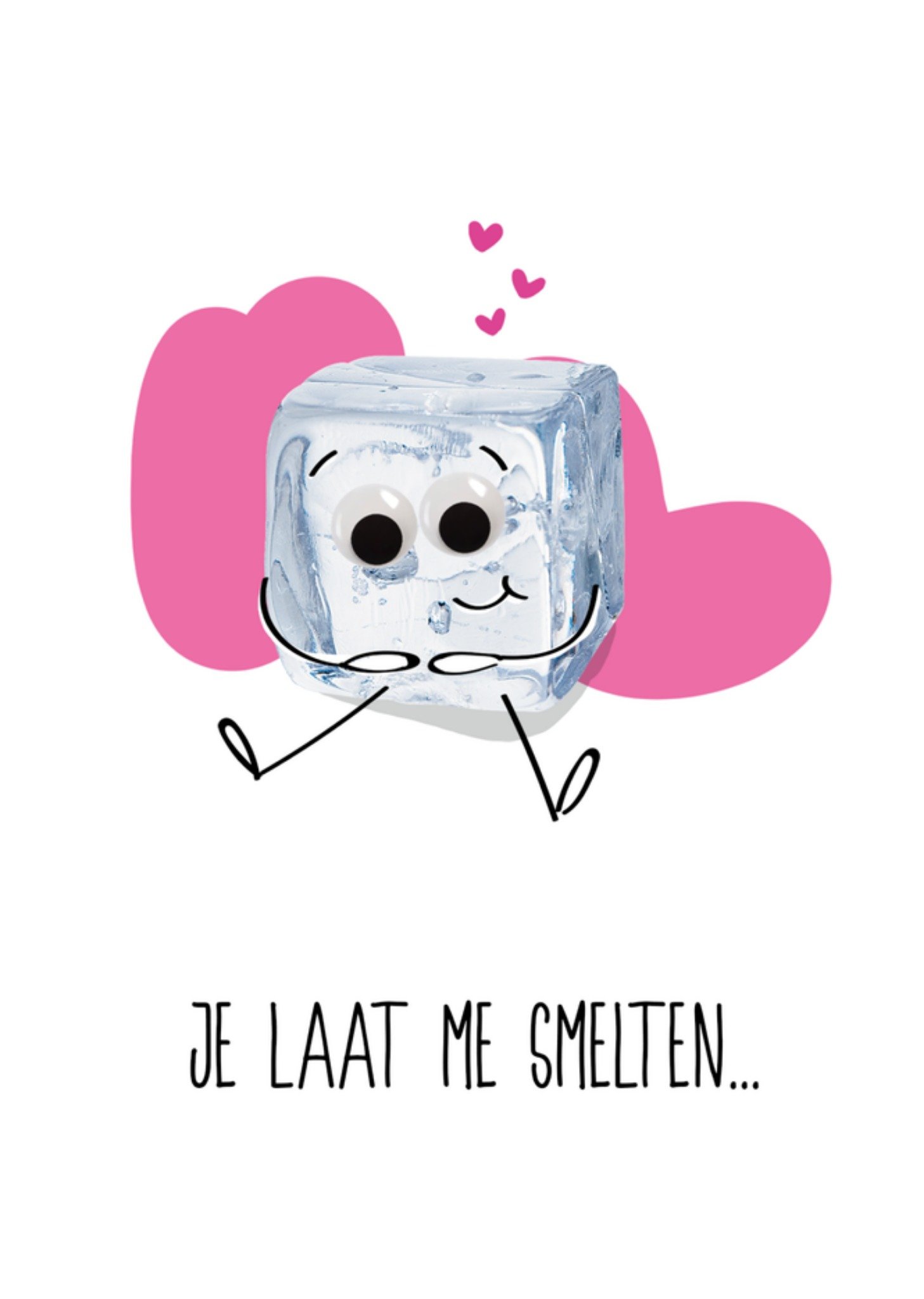 Paperclip Valentijnskaart Je laat me smelten Kaart Greetz