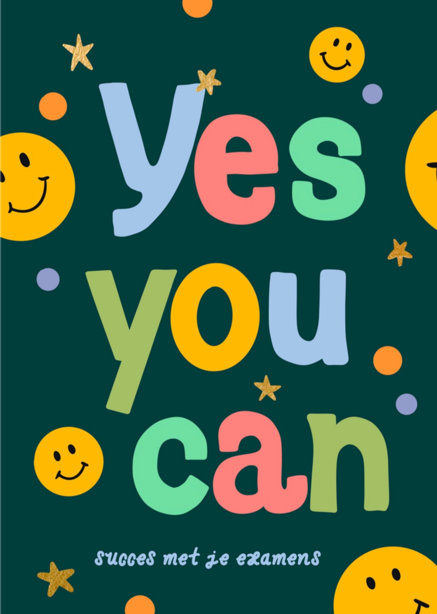 Succeskaart Examen Yes you can Kaart Greetz