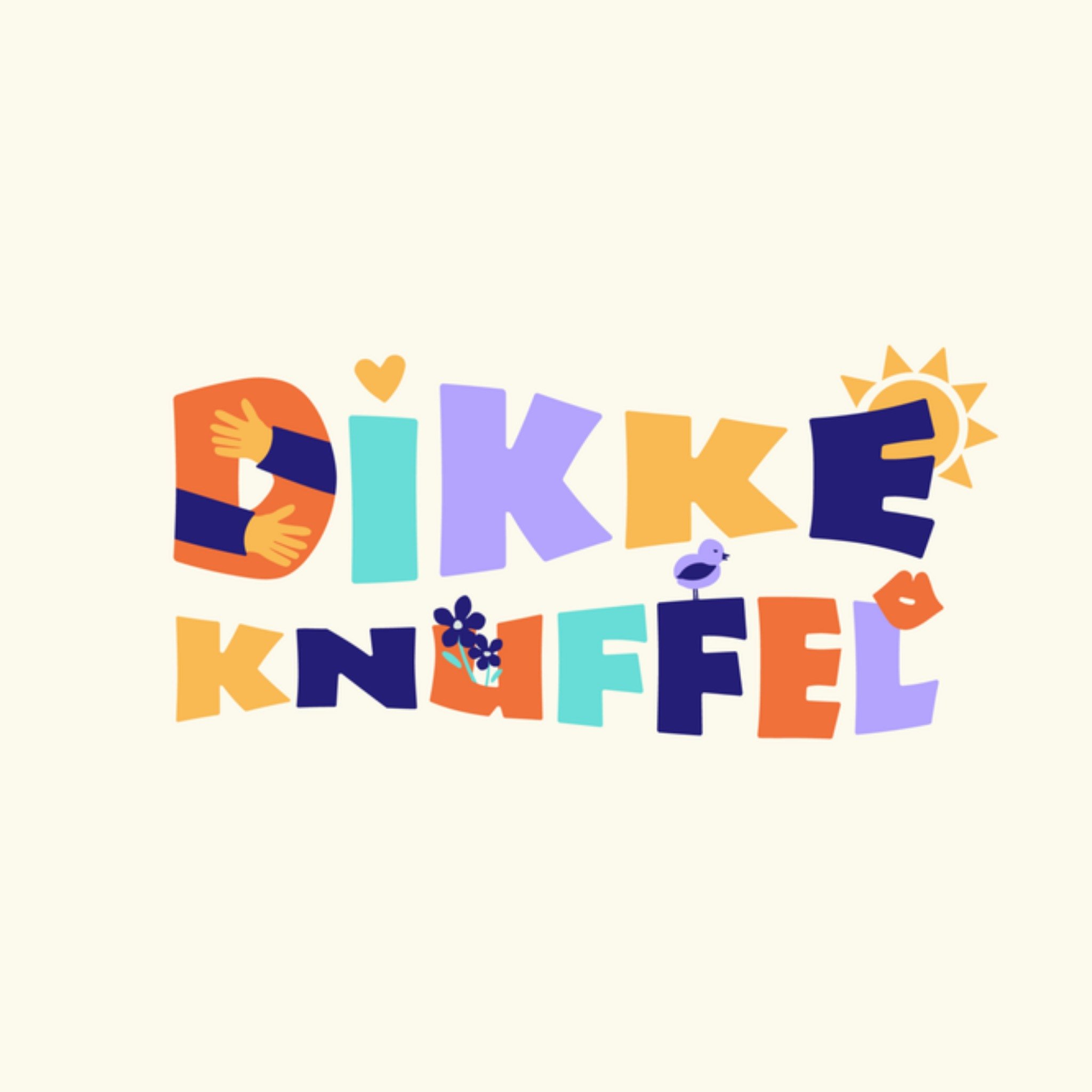 Greetz Denken aan kaart dikke knuffel Vierkant