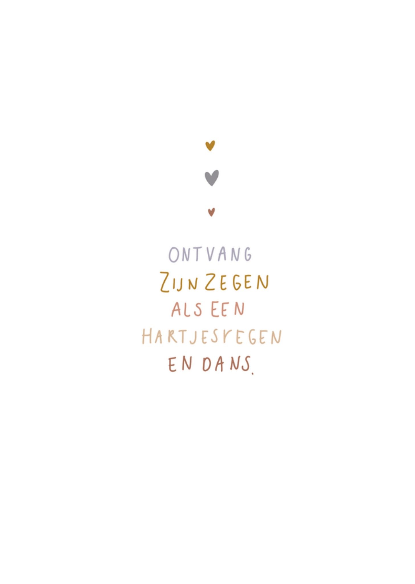 Dagelijkse Broodkruimels Huwelijkskaart Hartjes Kaart Dagelijksebroodkruimels