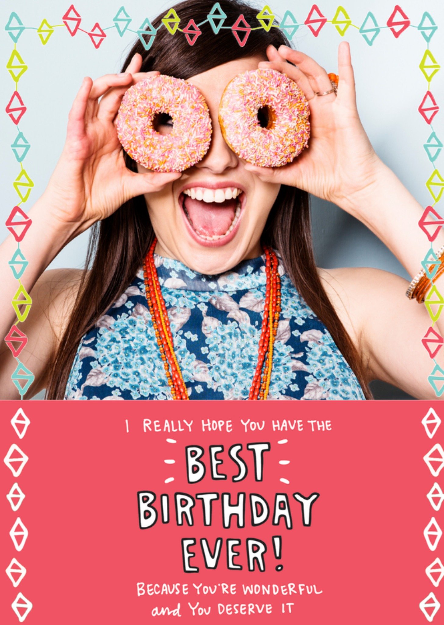 Verjaardagskaart fotokaart Kaart Angela Chick